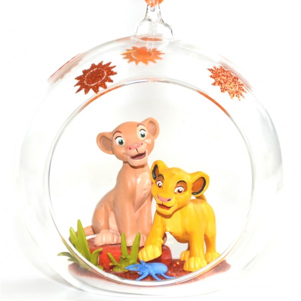Simba from Lion King Christmas bauble Ornament, Disneyland Paris 